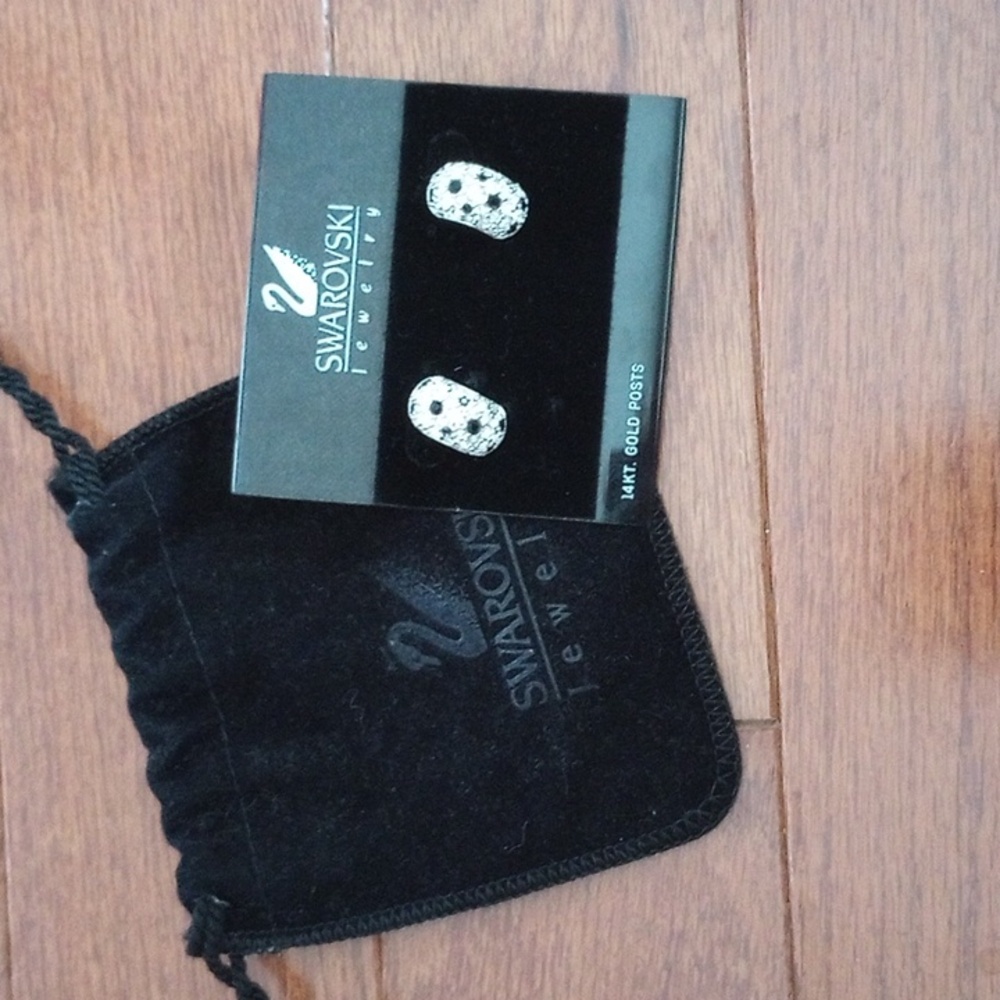 Swarovski Crystal Pierced Earrings - Picture 3 of 4